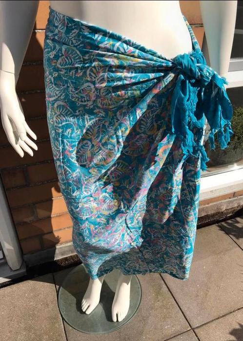Nieuw pareo omslagdoek sarong badkleding Bali blauw, Kleding | Dames, Badmode en Zwemkleding, Nieuw, Overige typen, Blauw, Verzenden