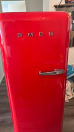 Rode 2de hands smeg vintage koelkast, Witgoed en Apparatuur, Koelkasten en IJskasten, 60 cm of meer, Met vriesvak, Gebruikt, 140 tot 160 cm