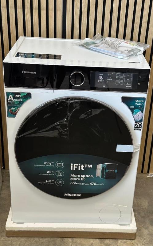 Hisense WF5I8043BWF Wasmachine 8kg 1400 RT A+ nieuw, Witgoed en Apparatuur, Wasmachines, Nieuw, Voorlader, 8 tot 10 kg, 85 tot 90 cm