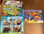 Alfabet & jungle Puzzel, 4 in 1 animal en winnie de pooh, 10 tot 50 stukjes, Ophalen of Verzenden, Zo goed als nieuw