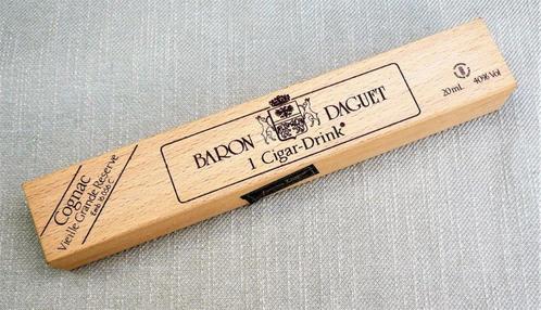 sigaar kistje - (leeg!) Baron Daguet 1 Cigar cognac., Verzamelen, Rookartikelen, Aanstekers en Luciferdoosjes, Gebruikt, Tabaksdoos of Verpakking