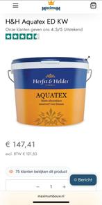 15x Herfst & Helder Latex RAL 9010, Doe-het-zelf en Verbouw, Verf, Beits en Lak, Wit, Nieuw, Ophalen of Verzenden, Verf