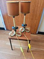 2 stuks Franse nachtkastjes lampjes, Huis en Inrichting, Lampen | Tafellampen, Gebruikt, Vintage, Ophalen of Verzenden, Minder dan 50 cm