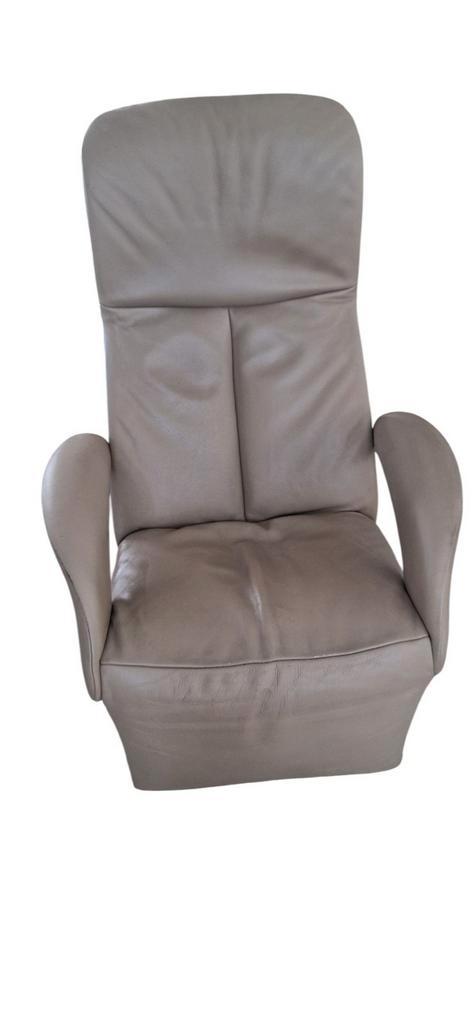 Jori relaxstoel JR-7960 Symphony, Huis en Inrichting, Fauteuils, Gebruikt, Leer, Metaal, 50 tot 75 cm, Minder dan 75 cm, Ophalen