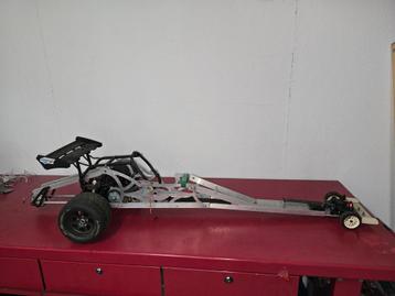 Dragracer zelfbouw costum met traxxas 8s motor!! beschikbaar voor biedingen
