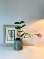 Lintborduurwerk ingelijst bloemen vintage Brits cottage core, Ophalen of Verzenden, Huis en Inrichting