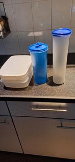 Tupperware  bewaar doos enz, Ophalen of Verzenden, Zo goed als nieuw, Blauw, Overige typen