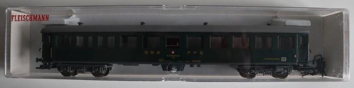 Friho speciale uitvoering Fleischmann 5939 rijtuig SBB FFS, Hobby en Vrije tijd, Modeltreinen | H0, Zo goed als nieuw, Wagon, Gelijkstroom