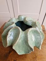 Mega grote stenen pot vaas groen 40cm, Huis en Inrichting, Woonaccessoires | Schalen en Manden, Schaal, Porselein of Keramiek