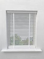 Houten Jaloezie 50mm lamellen 60x250cm wit met ladderband., -, 200 cm of meer, Wit, -