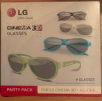 LG Cinema 3D Brillen Party Pack AG-F315, Audio, Tv en Foto, Televisies, Ophalen of Verzenden, Zo goed als nieuw, LG