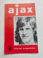 AJAX -Telstar Seizoen 1974-75 no 28 programma 2-2-1975, Verzenden, Ajax