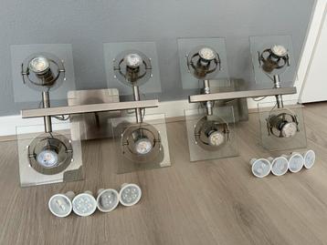 Plafondlamp 4 spots Led Z.g.a.n. beschikbaar voor biedingen