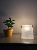 Ikea Iviken ice cube lamp, Huis en Inrichting, Lampen | Tafellampen, Ophalen, Minder dan 50 cm, Ikea, Glas