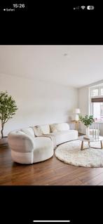 Riviera maison bank anna nooshin japandi rond, Ophalen of Verzenden, Zo goed als nieuw