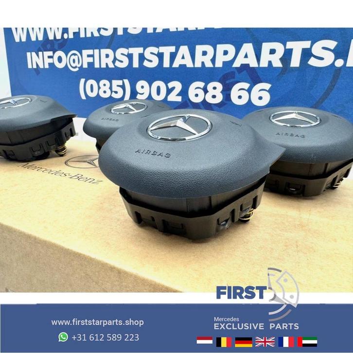 AMG STUURAIRBAG Mercedes W176 W117 W156 W205 W213 W253 W166, Auto-onderdelen, Dashboard en Schakelaars, Mercedes-Benz, Gebruikt