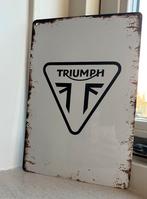 Prachtig vintage bord van Triumph 20x30, Verzamelen, Ophalen of Verzenden, Zo goed als nieuw, Reclamebord