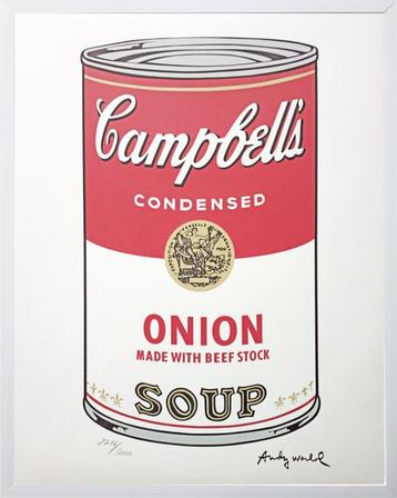 Andy Warhol - Campbell's Onion Soup (Carnegie Museum) beschikbaar voor biedingen