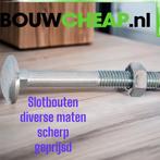 Slotbouten verzinkt en of rvs, Doe-het-zelf en Verbouw, IJzerwaren en Bevestigingsmiddelen, Ophalen of Verzenden, Nieuw