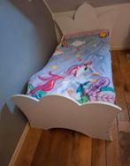Mooi prinsessen peuterbed met lade, Kinderen en Baby's, Kinderkamer | Bedden, Ophalen, Gebruikt, 70 tot 85 cm, 140 tot 160 cm