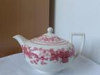Wedgwood Etruria theepot Bramble met roze bloemen *eureka*, Ophalen of Verzenden