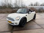 Mini 1.6 Cooper Cabrio 2011 Wit Orgineel Nederlands, 4 cilinders, Cabriolet, 4 stoelen, Bruin