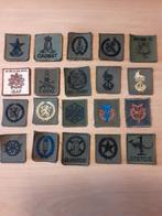 20 borstemblemen,  samen voor 30 euro, Verzamelen, Militaria | Algemeen, Ophalen of Verzenden, Landmacht, Nederland, Embleem of Badge