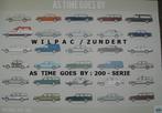 Volvo poster. As time goes by 240 serie 40 jaar 70 x 100 cm., Verzamelen, Automerken, Motoren en Formule 1, Nieuw, Auto's, Ophalen of Verzenden