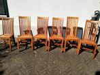 6 stoelen, Vijf, Zes of meer stoelen, Gebruikt, Hout, Ophalen