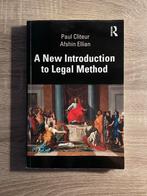 A New Introduction to Legal Method, Routledge, Ophalen of Verzenden, Alpha, WO