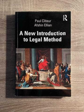 A New Introduction to Legal Method beschikbaar voor biedingen
