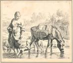 Ets Karel du Jardin. Origineel uit 1655, Ophalen of Verzenden