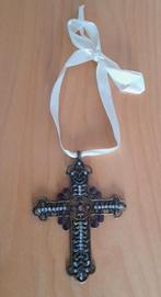 Vintage kruishanger (Brons), Ophalen of Verzenden