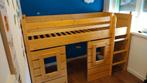 Halfhoogslaper met hut, massief hout, Ophalen, Gebruikt, Halfhoogslaper