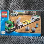Lego city 4203 vrachtwagen met oplegger en graafkraan, Ophalen, Zo goed als nieuw, Complete set, Lego