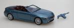 Herpa 033244 BMW 6 Cabrio blauw metallic, Verzenden, Nieuw, Auto, Herpa