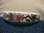 witte cloisonne armband, Sieraden, Tassen en Uiterlijk, Armbanden, Ophalen of Verzenden, Gebruikt, Wit