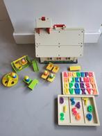 Vintage Fisher Price schooltje, Ophalen of Verzenden, Gebruikt, Speelset, Met geluid