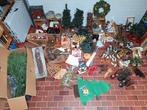 Veel kerstspullen, boom ,verlichting,  kerststal, decoratie., Diversen, Kerst, Ophalen, Gebruikt