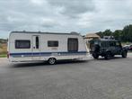 Luxe Hobby Excellent 560 UFF queensbed, Caravans en Kamperen, Hobby, Omvormbare zithoek, Particulier, 8 meter en meer
