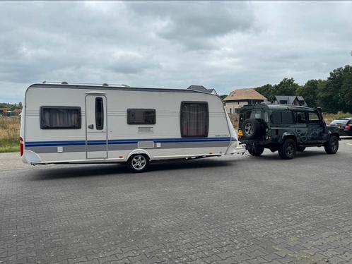 Luxe Hobby Excellent 560 UFF queensbed, Caravans en Kamperen, Caravans, Particulier, tot en met 4, 1250 - 1500 kg, Rondzit, Hobby