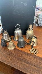 Belletjes/ tafelbellen div metalen, Antiek en Kunst, Ophalen of Verzenden