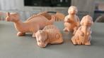 Dino beeldjes 4 stuks, Aardewerk, Kinderen en Baby's, Kinderkamer | Inrichting en Decoratie, Ophalen, Gebruikt, Overige typen