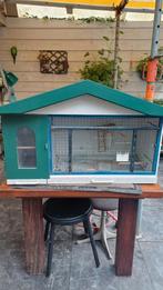 Vogelkooi voor buiten, Ophalen of Verzenden, Gebruikt, Hout, Vogelkooi