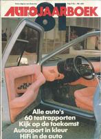 AutoVisie Jaarboek 1981 : Incl Tests zie adv lijst, Gelezen, Autovisie, Ophalen of Verzenden, Algemeen
