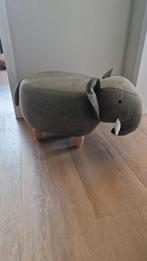 Poefjes, olifant en nijlpaard, Ophalen, Minder dan 50 cm, Rond, Minder dan 50 cm