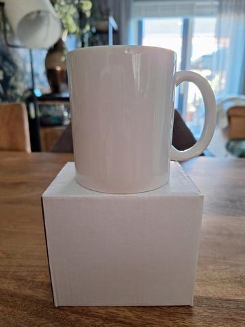 70 Witte Keramiek Mokken 370ml - Nieuw in Doos beschikbaar voor biedingen