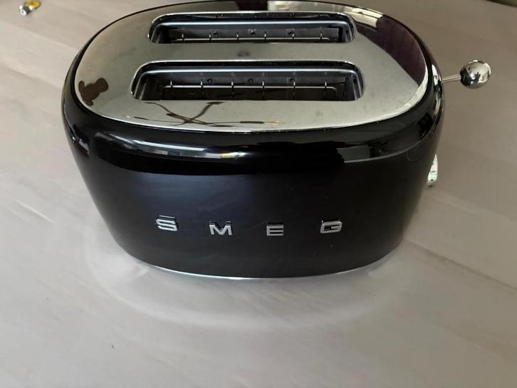 Smeg TSF01bleu broodrooster, Witgoed en Apparatuur, Broodroosters, Nieuw, Meer dan 8 standen, Uitneembare kruimellade, Ophalen of Verzenden