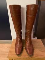 Mooie leren cognac kleur laarzen maat 36 merk Ravelli, Hoge laarzen, Bruin, Ophalen of Verzenden, Zo goed als nieuw
