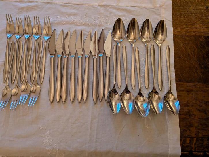 Gero Zilduro Festi 750 bestek compleet 9 pers, Huis en Inrichting, Keuken | Bestek, Rvs of Chroom, Ophalen